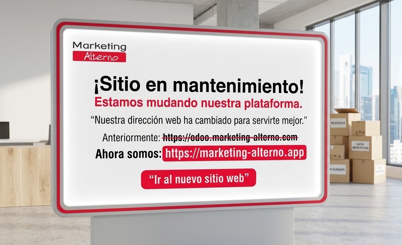 Sitio en mantenimiento. Marketing Alterno se está mudando a marketing-alterno.app. Haz clic para ir al nuevo sitio.